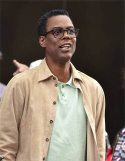 Chris Rock and Adam Sandler on set of The Week Of Chris Rock and Adam Sandler on set of The Week Of