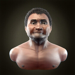 Astonishing 3D face of 10 000 YEAR OLD African caveman discovered in Brazil could settle historic debate Astonishing 3D face of 10 000 YEAR OLD African caveman discovered in Brazil could settle historic debate