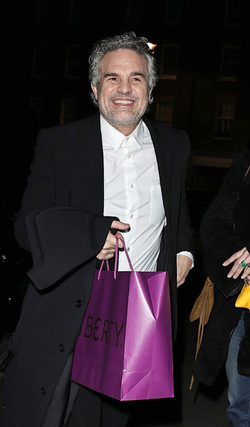 Mark Ruffalo arrives at the Chiltern Firehouse