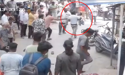 VIDEO Horrifying moment two students get electrocuted and one dies on way to school