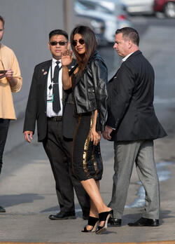 Priyanka Chopra is seen at Jimmy Kimmel Live Priyanka Chopra is seen at Jimmy Kimmel Live