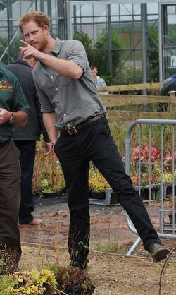 Prince Harry in Wigan Prince Harry in Wigan