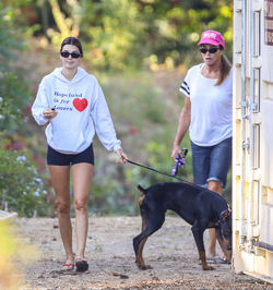 Kendall Jenner and transgender dad Caitlyn Jenner hiking in Malibu