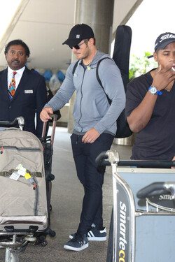 Chris Pratt is seen at LAX