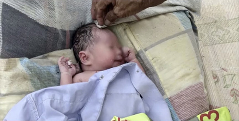 Cruel Dad Dumps Newborn Baby Girl Alongside Rubbish