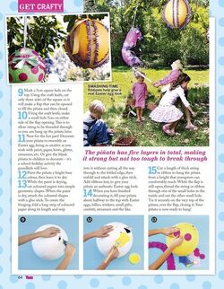 DIY Make an easter pinata Yours June p text and images available