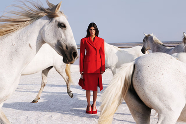 Kendall Jenner Rides High in Stella McCartney Winter 2023 Ad Kendall Jenner Rides High in Stella McCartney Winter 2023 Ad