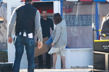 Joshua Jackson Ruth Wilson on the Set of The Affair Joshua Jackson Ruth Wilson on the Set of The Affair