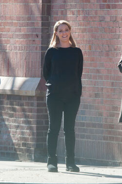 A Pregnant Katherine Heigl Spotted Filming in LA.