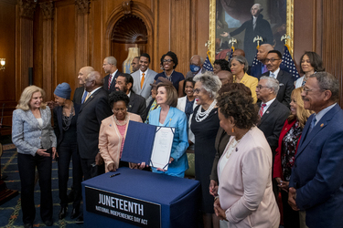 Juneteenth National Independence Day Act Signed