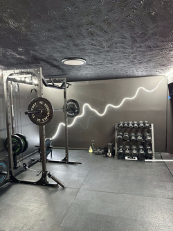 Couple build dream home gym in THREE WEEKS for just &pound;1 500 using Amazon and Facebook Marketplace