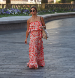 Zoe Hardman Seen Arriving at Global Radio Studios