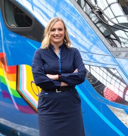 Right on track Ex Air hostess mum of four 44 becomes train driver