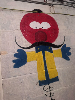 CREEPY DISNEY PICTURES IN BASEMENT OF NEW HOUSE