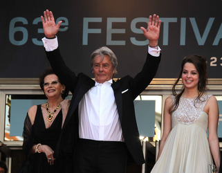 Alain Delon is present for the 63rd Festival de Cannes.
