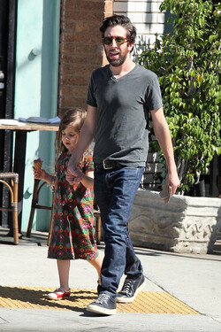Simon Helberg Takes Daughter Adeline Helberg for Ice Cream