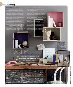 Handy Woman wall storage system