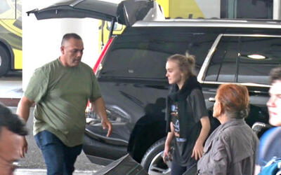 Lily Rose Depp Looking Exhausted With No Makeup At LAX