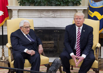 President Donald Trump meets former Secretary of State Henry Kissinger in the Oval Office President Donald Trump meets former Secretary of State Henry Kissinger in the Oval Office