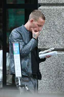 Laurence Fox seen out and about in Mayfair