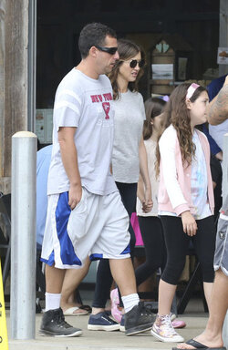 Adam Sandler Takes The Family To Surf Shop On Labor Day Adam Sandler Takes The Family To Surf Shop On Labor Day