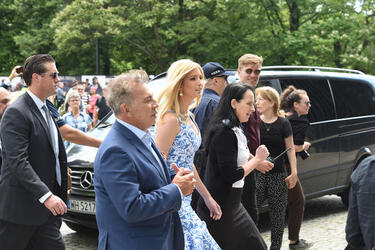 Ivanka Trump visits the Museum of Polish Jews and lays flowers at the Monument of the Warsaw Ghetto Heroes Ivanka Trump visits the Museum of Polish Jews and lays flowers at the Monument of the Warsaw Ghetto Heroes