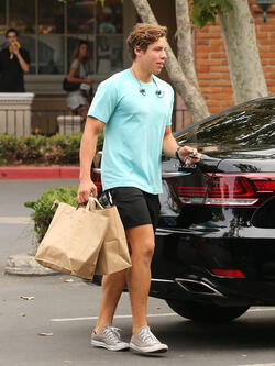 Joseph Baena Looking Fit Like Dad Arnold Schwarzenegger In Malibu Joseph Baena Looking Fit Like Dad Arnold Schwarzenegger In Malibu