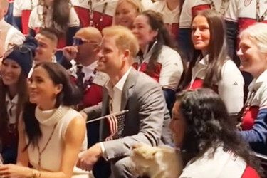 Meghan Markle and Prince Harry at the 2025 Invictus Games in Vancouver.