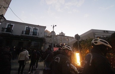 Wedding departures of Prince Nikolaos of Greece wedding to Chrysi Vardinogianni