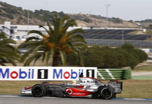 Test Mercedes McLaren MP4 23 Jerez Esp 09 10 01 2008 Test Mercedes McLaren MP4 23 Jerez Esp 09 10 01 2008