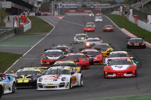 Sebastien Loeb and Dani Sordo International GT Open Barcelona 30 31 10 2010 Sebastien Loeb and Dani Sordo International GT Open Barcelona 30 31 10 2010