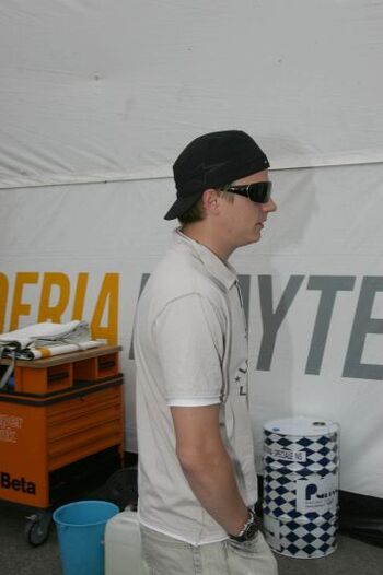 Kimi Raikkonen al Gt Italiano al Mugello 18 06 200