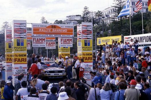 Rally Sanremo San Remo ITA 30 05 10 1984