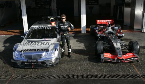 Test Valentino Rossi Mercedes Dtm Hockenheim 2006 Test Valentino Rossi Mercedes Dtm Hockenheim 2006