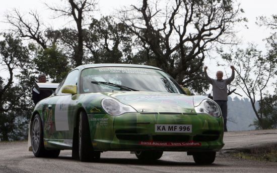 Test Francois delecour con una Porsche 997 rally Test Francois delecour con una Porsche 997 rally