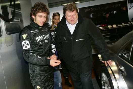 Test Valentino Rossi Mercedes Dtm Hockenheim 2006 Test Valentino Rossi Mercedes Dtm Hockenheim 2006
