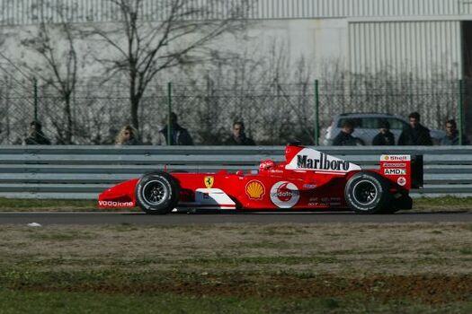 Primi test michael schumacher con la Ferrari F2004 Primi test michael schumacher con la Ferrari F2004