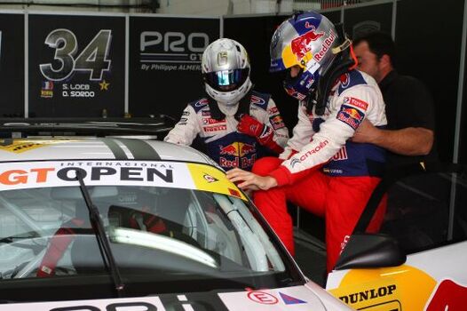Sebastien Loeb and Dani Sordo International GT Open Barcelona 30 31 10 2010 Sebastien Loeb and Dani Sordo International GT Open Barcelona 30 31 10 2010