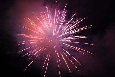 Fuochi d artificio festa del patrono San Giovanni Firenze