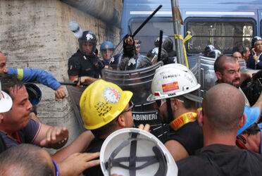 MANIFESTAZIONE OPERAI ALCOA