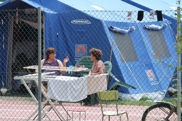 SINDACATI NELLA ZONE TERREMOTATE SINDACATI NELLA ZONE TERREMOTATE