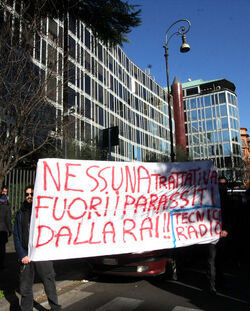 MANIFESTAZIONE DIPENDENTI RAI MANIFESTAZIONE DIPENDENTI RAI