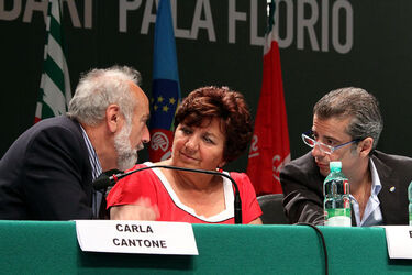 MANIFESTAZIONE PENSIONATI CGIL CISL UIL CONTRO TAGLI MONTI