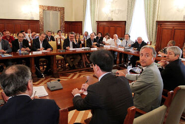 INCONTRO PATRONI GRIFFI SINDACATI