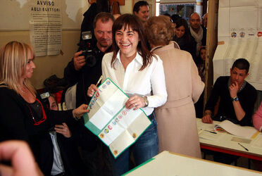 RENATA POLVERINI AL VOTO PER REGIONE LAZIO