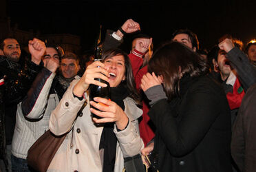 BERLUSCONI AL QUIRINALE PER DIMISSIONI BERLUSCONI AL QUIRINALE PER DIMISSIONI