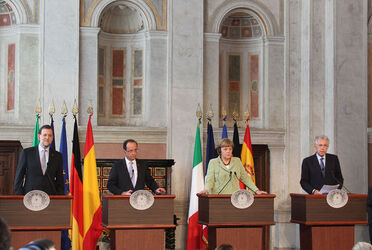 VERTICE QUADRILATERALE ITALIA SPAGNA FRANCIA GERMANIA