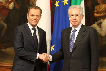 INCONTRO DONALD TUSK MARIO MONTI