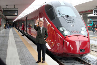 VIAGGIO INAUGURALE DEL TRENO ITALO IDEATO DA NUOVO TRASPORTO VIAGGIATORI