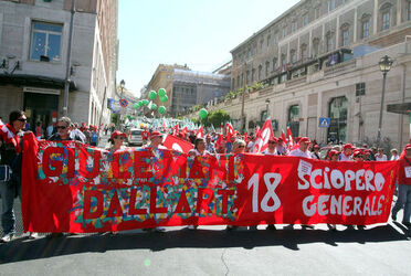 MANIFESTAZIONE CGIL CISL UIL